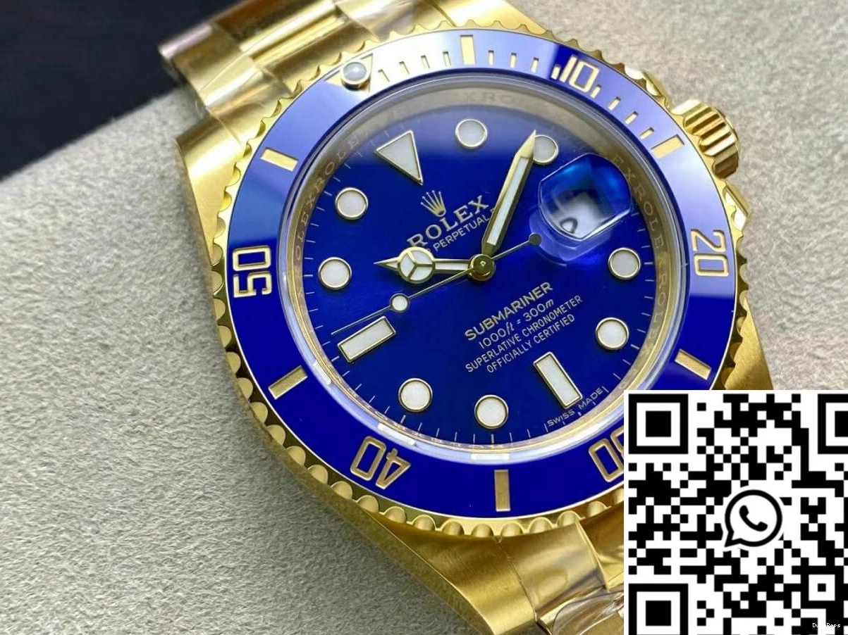 Factory Yellow Gold M116618LB-0003 Submariner VS Rolex 0306
